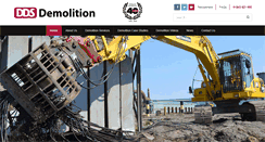 Desktop Screenshot of dds-demolition.co.uk