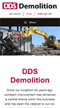 Mobile Screenshot of dds-demolition.co.uk